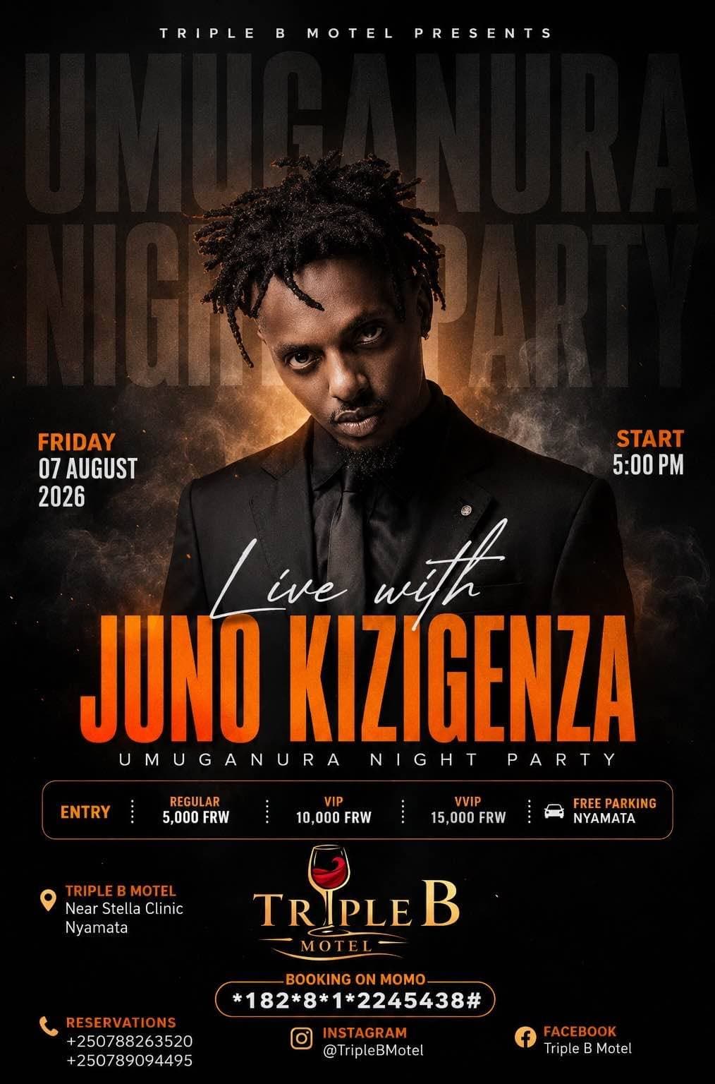 Umuganura Night Party with Juno Kizigenza