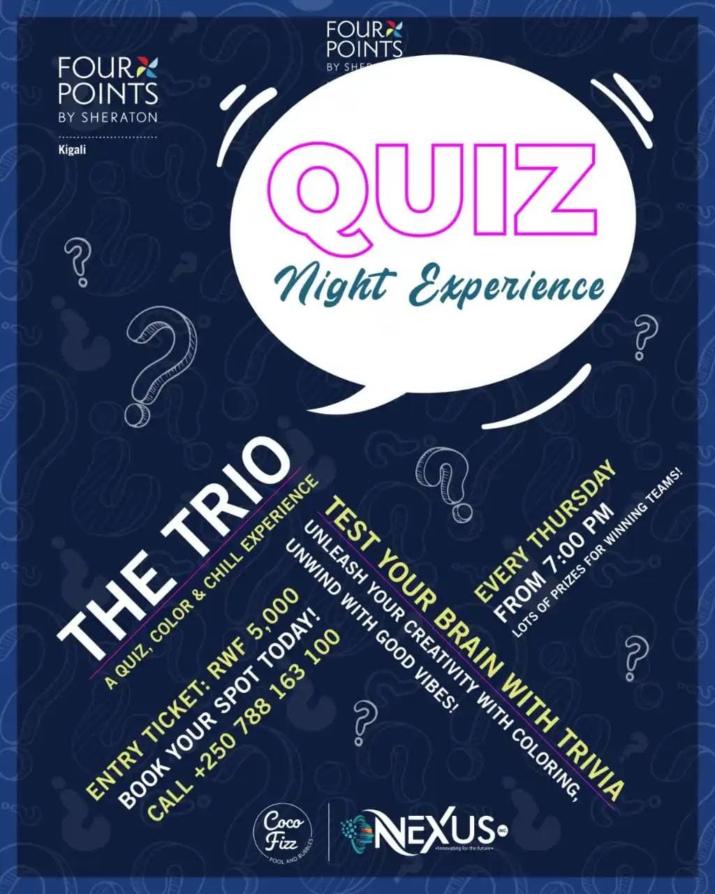 Quiz night experience as we  sum up the year 