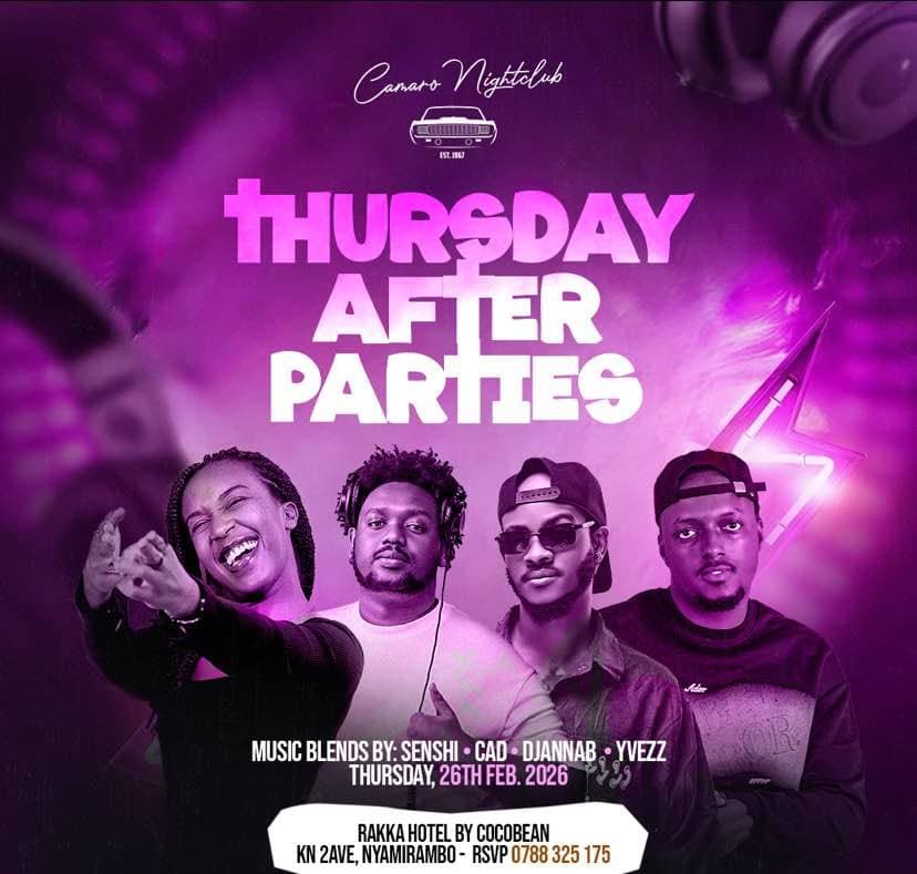 Thursday after parties 