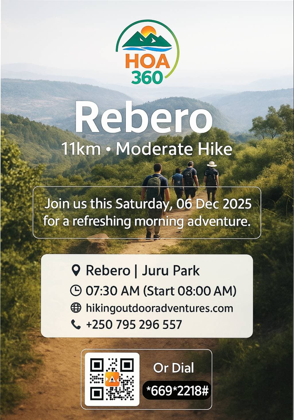 Rebero • 11 km • Moderate Adventure Hike