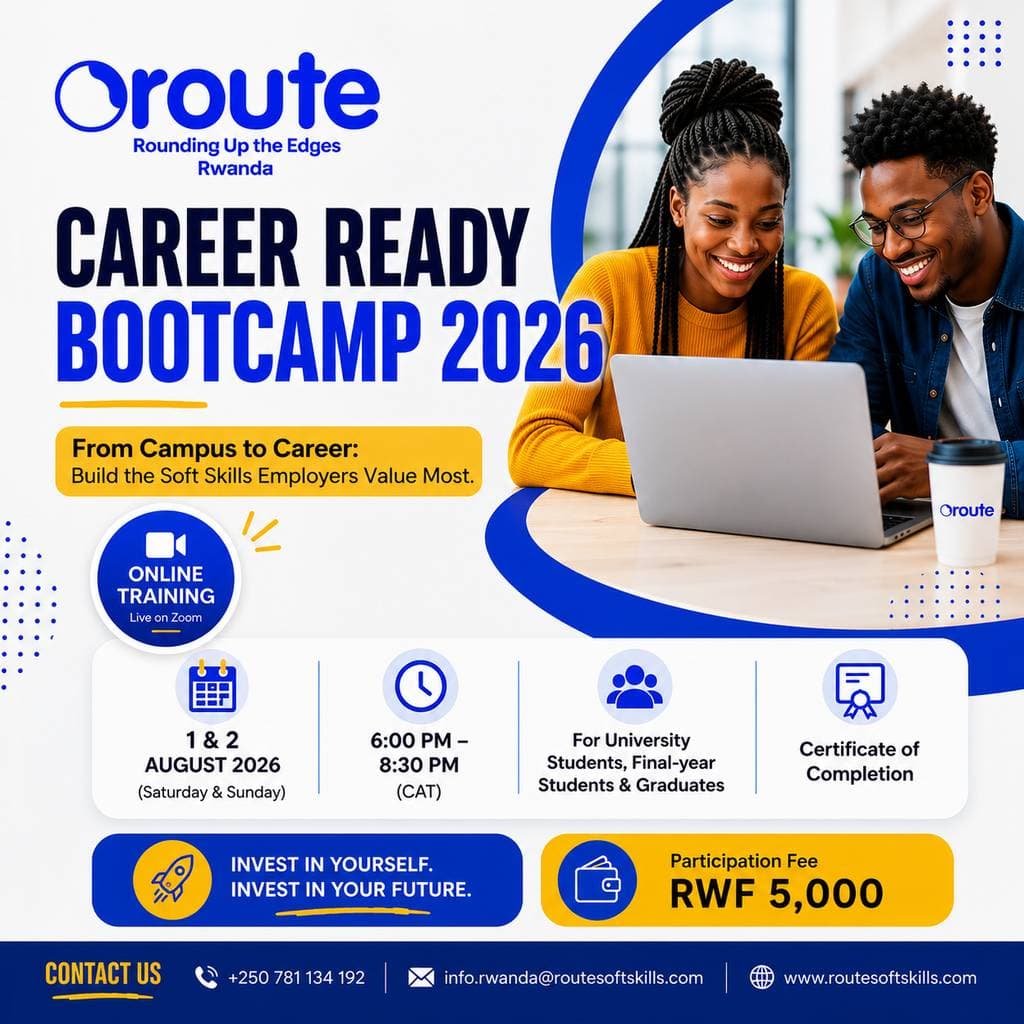 ROUTE  RWANDA CAREER READY BOOTCAMP 2026