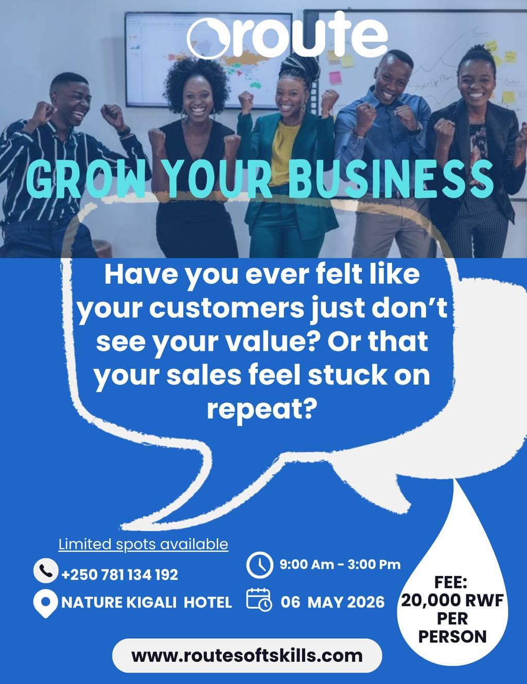 Business Growth Workshop by ROUTE Rwanda