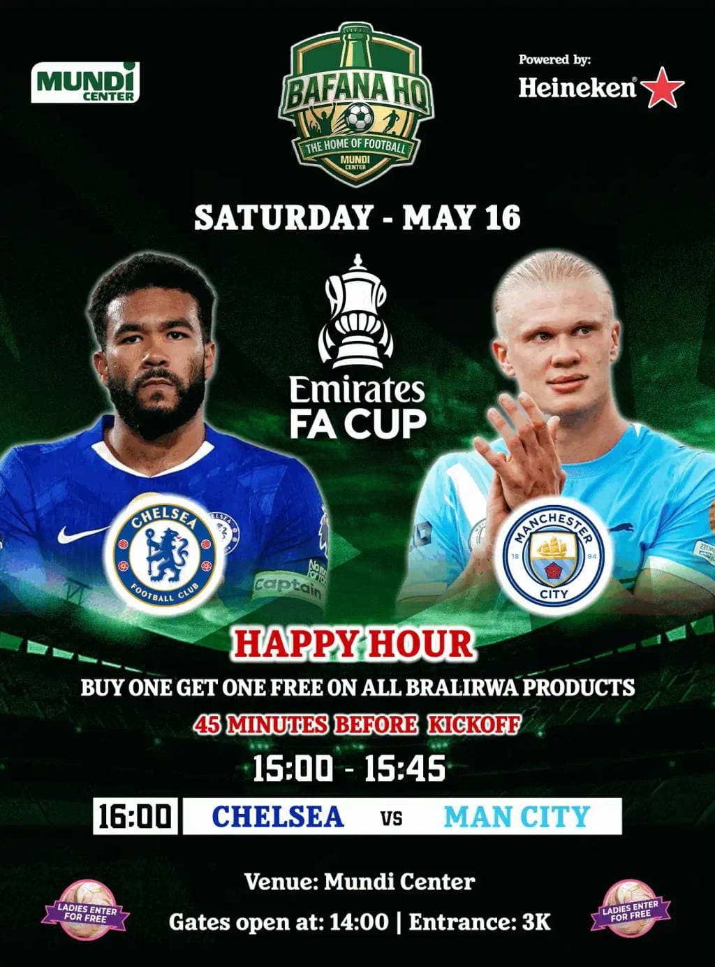 Heineken Bafana HQ - Saturday Emirates FA Cup