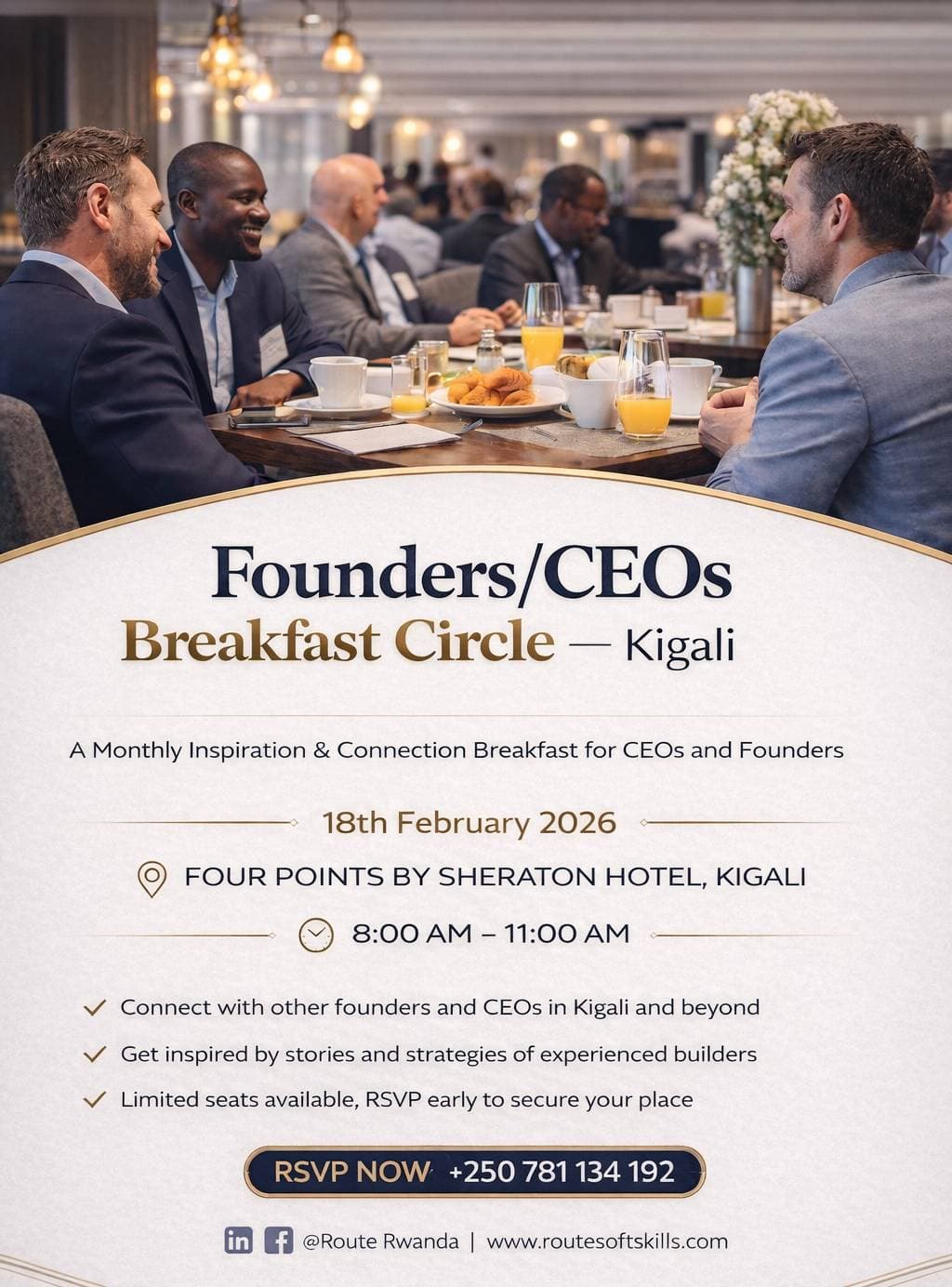 Founders/CEOs  Breakfast Circle