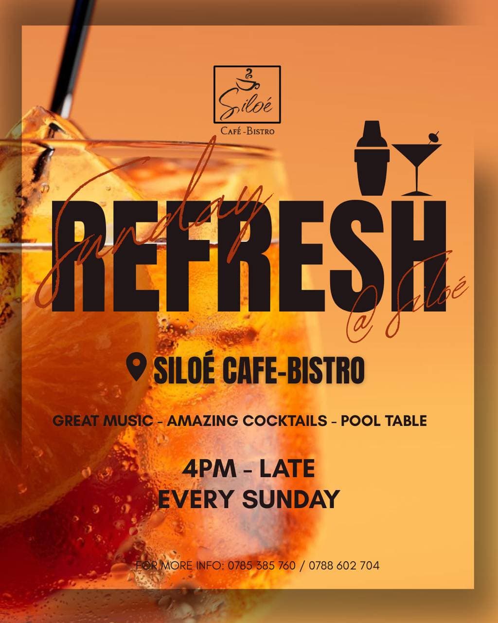 🍸🍹Sunday REFRESH @ Siloé