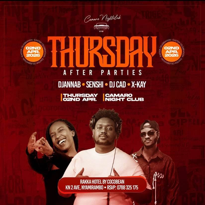 Thursday after parties 