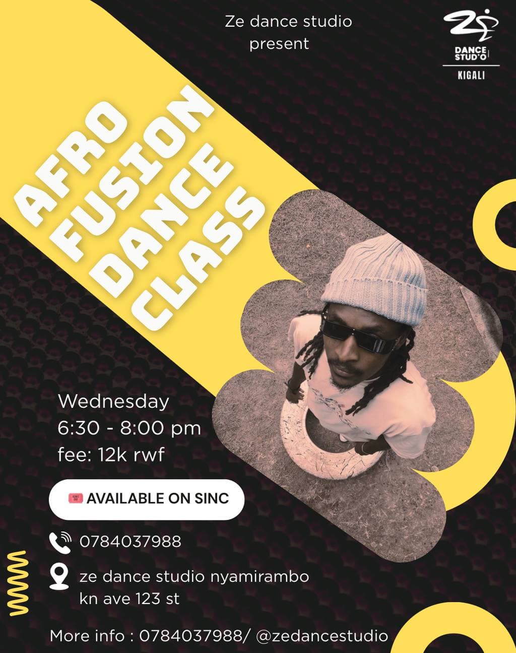 Afro fusion dance class