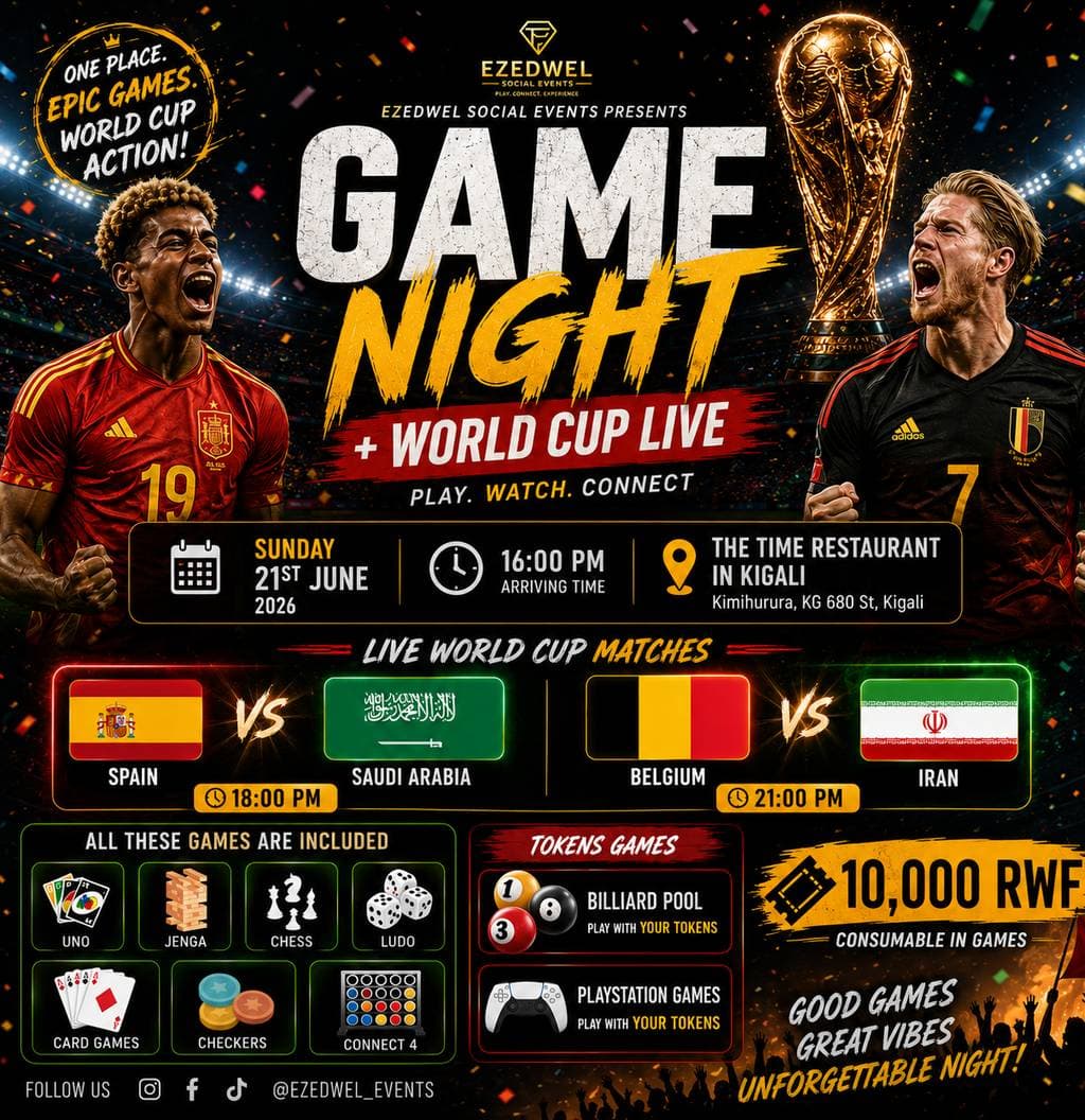 GAME NIGHT  + WORLDCUP