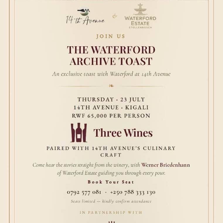 Wine pairing event