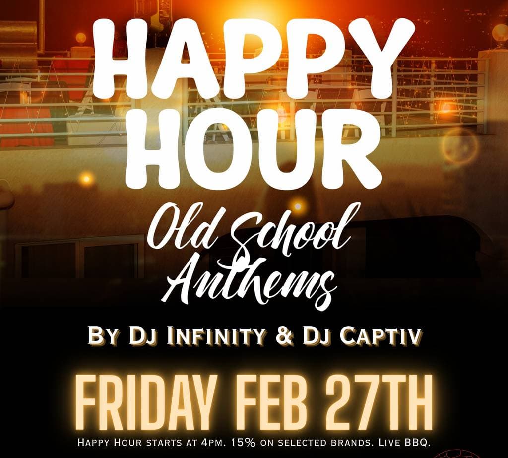 HAPPY HOUR AT IKORO ROOFTOP 